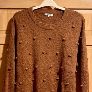 Madewell Brown Crew Neck Sweater